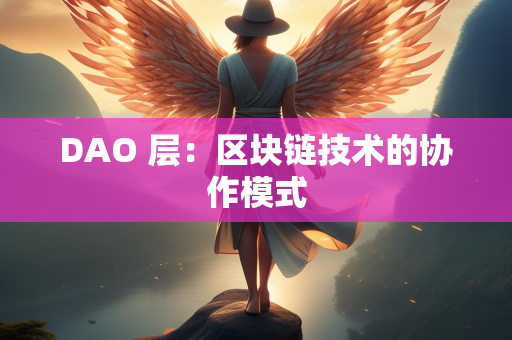 DAO 层：区块链技术的协作模式